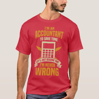 T-shirt Im Un Comptable Cadeau De L'Apc