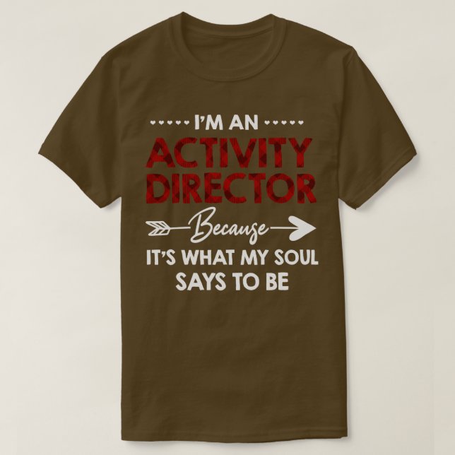 T-shirt Im Un Directeur D'Activité 1 (Design devant)