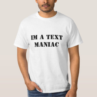 T-SHIRT IM UN FOU DES TEXTES
