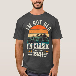 T-shirt Im Voiture Classique 81E Cadeau Anniversaire 81 An