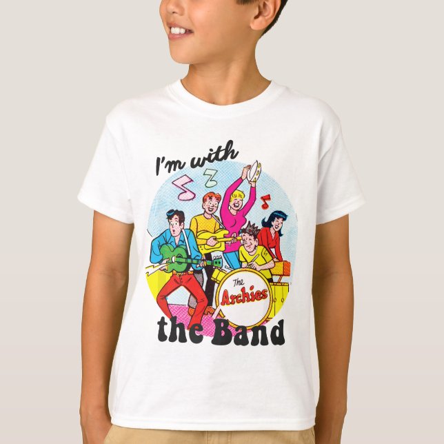 T-shirt I'm With The Band Archie Comics (Devant)