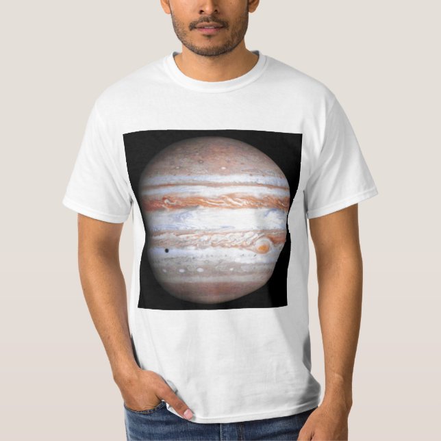 T-shirt Image AUGMENTÉE de la NASA de flyby de Jupiter (Devant)