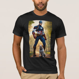 T-shirt Image Avengers imprimée T Chemise
