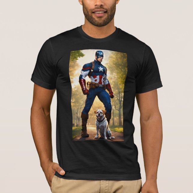 T-shirt Image Avengers imprimée T Chemise (Devant)