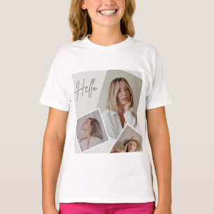 T-shirt image bonjour les filles