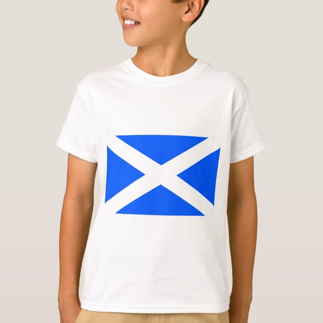 T-shirt Image classique de drapeau de saltire (Devant)