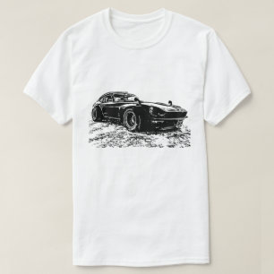 T-shirt Image classique de vecteur de Nissan Datsun