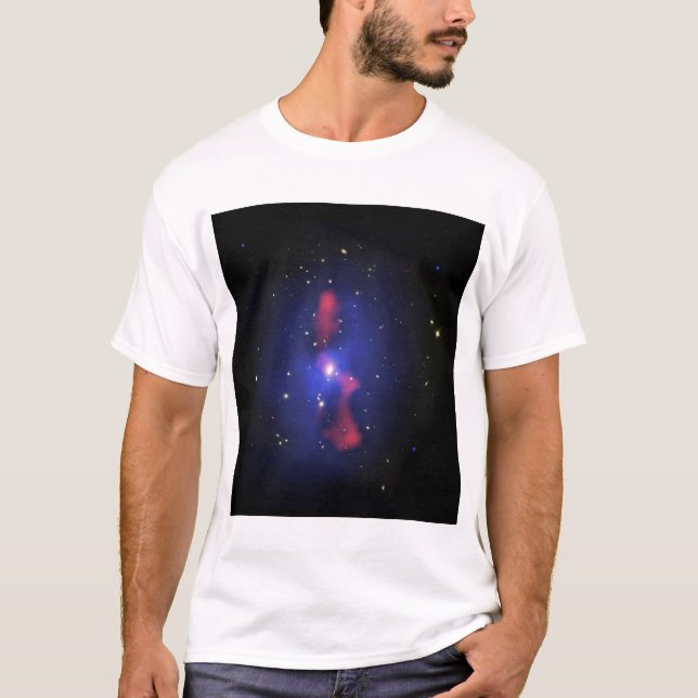 T-shirt Image composite d'un amas de galaxies (Devant)