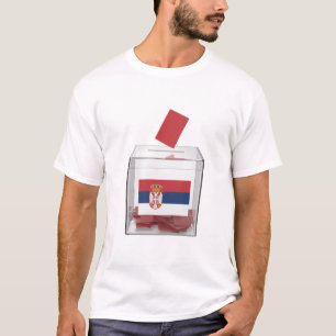 T-shirt Image conceptuelle des élections en Serbie