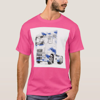 T-shirt Image couleur du camion