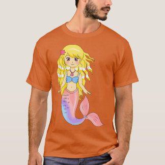 T-shirt Image d'art mûre de sirène Version