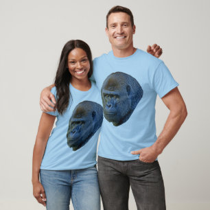 T-shirt Image de gorille