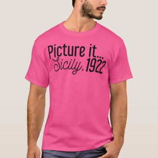 T-shirt Image de la Sicile 1922