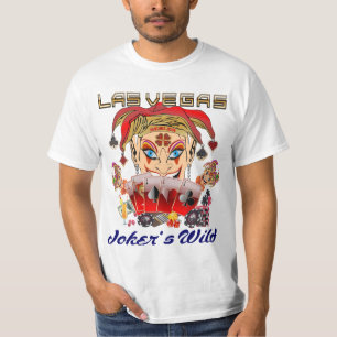 T-shirt Image de la vue sauvage du joker de Vegas grande