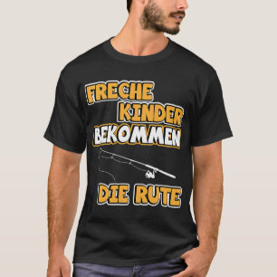 T-shirt Image de pêche drôle de pêcheurs à la canne à pêch