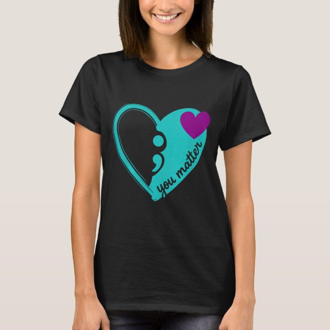 T-shirt Image de prévention de la santé mentale (Devant)