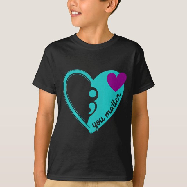 T-shirt Image de prévention de la santé mentale (Devant)