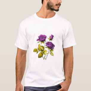 T-shirt Image de rose - Illustration florale d'élégance my