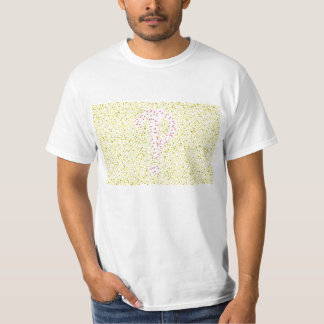 T-shirt Image de test interrobang colorblind