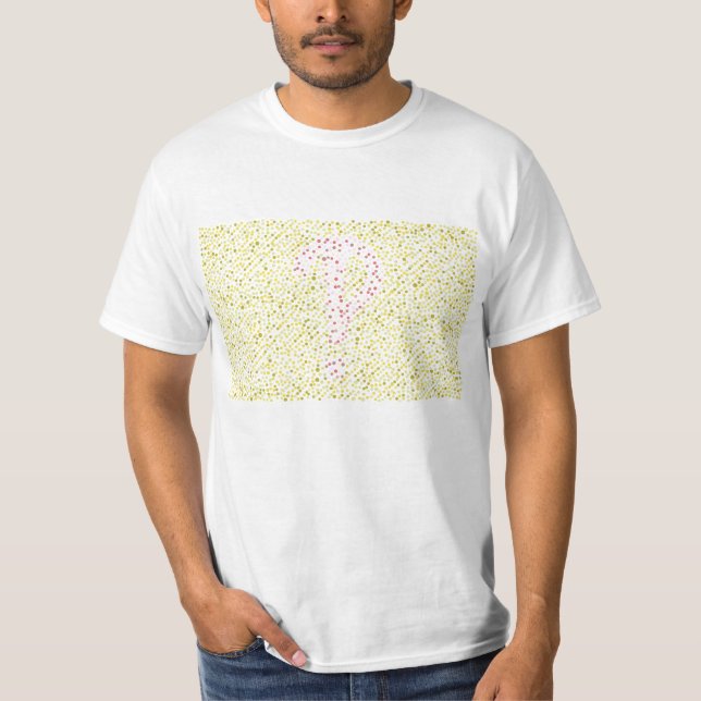 T-shirt Image de test interrobang colorblind (Devant)