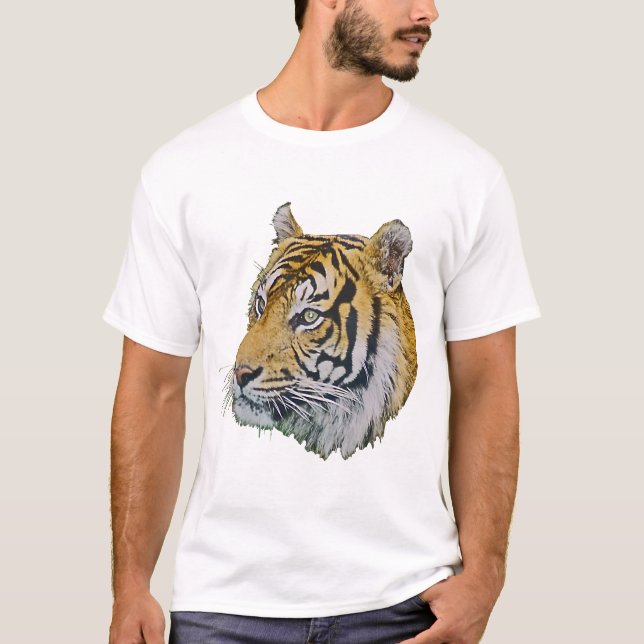 T-shirt Image de tigre (Devant)