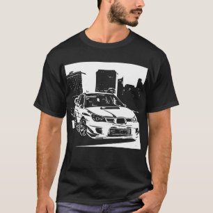 T-shirt Image de vecteur de Sti de Subaru Impreza WRX
