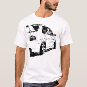 T-shirt Image de vecteur d'évolution de Mitsubishi