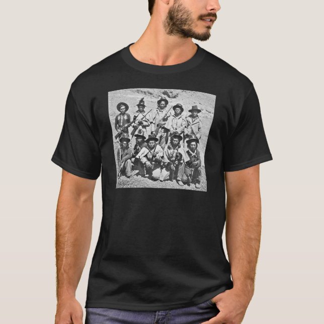 T-shirt Image d'Eadweard J. Muybridge des Indiens de Modoc (Devant)