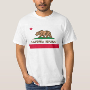 T-shirt Image du drapeau de Californie pour Homme-T-Shirt-