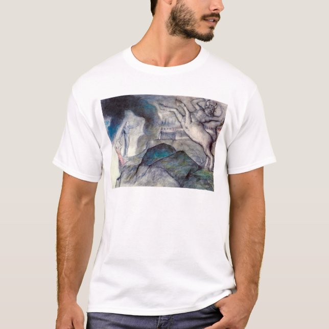 T-shirt Image du Minotaure pour illustrer l'Enfer, Chant X (Devant)