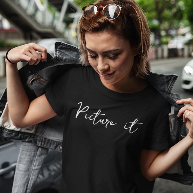 T-shirt Image Moderne Motivante Manuscrit à la Main (Créateur téléchargé)
