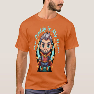 T-shirt Image Pères mignons rétro