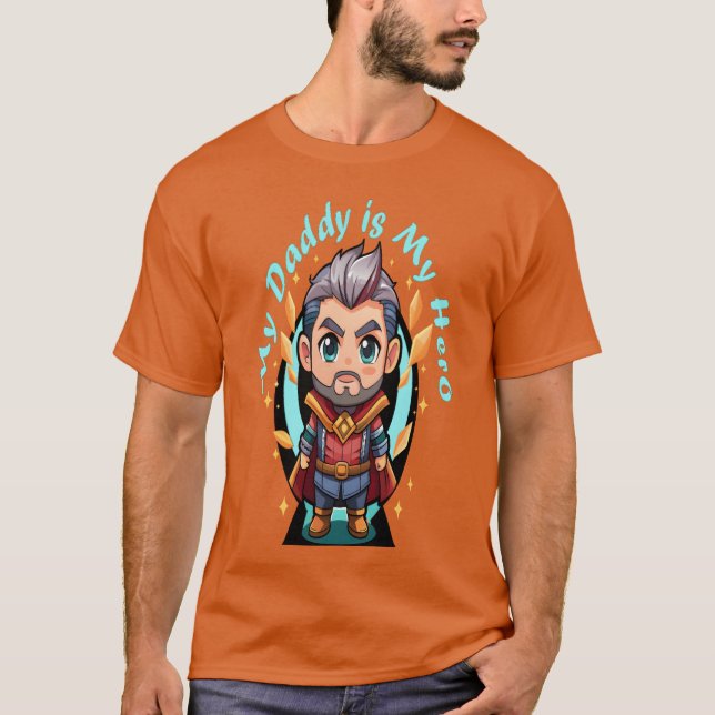 T-shirt Image Pères mignons rétro (Devant)