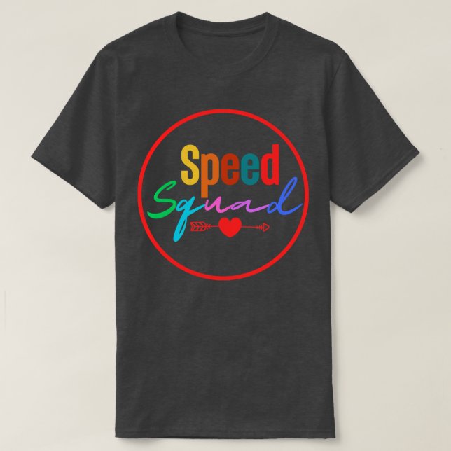 T-shirt Image simple de l'escouade de vitesse 3 (Design devant)