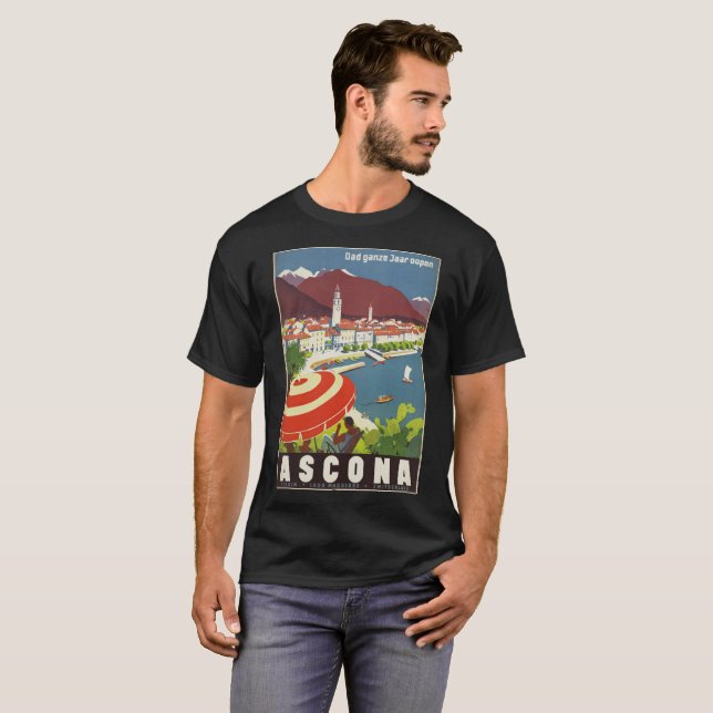 T-shirt image vintage ASCONA (Devant entier)