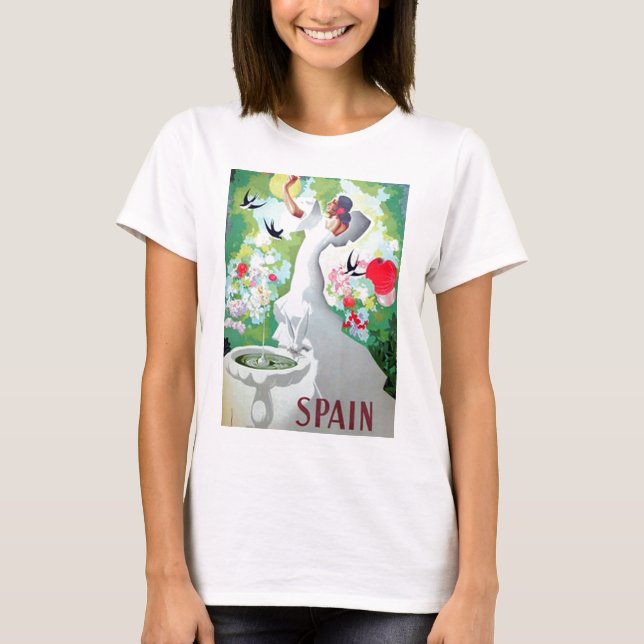 T-shirt Image vintage d'Espagne (Devant)