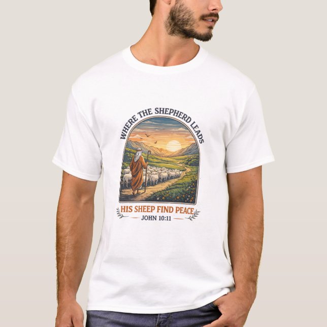 T-shirt Imagerie générique de berger. (Devant)