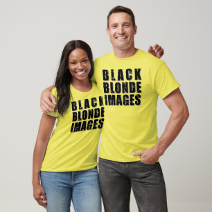T-shirt Images blondes noires