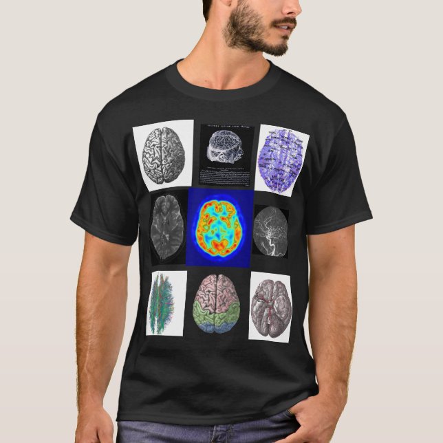 T-shirt Images de cerveau (Devant)