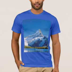T-shirt Images suisses - lac glaciaire