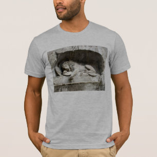 T-shirt Images suisses - le monument de lion, Lucerne