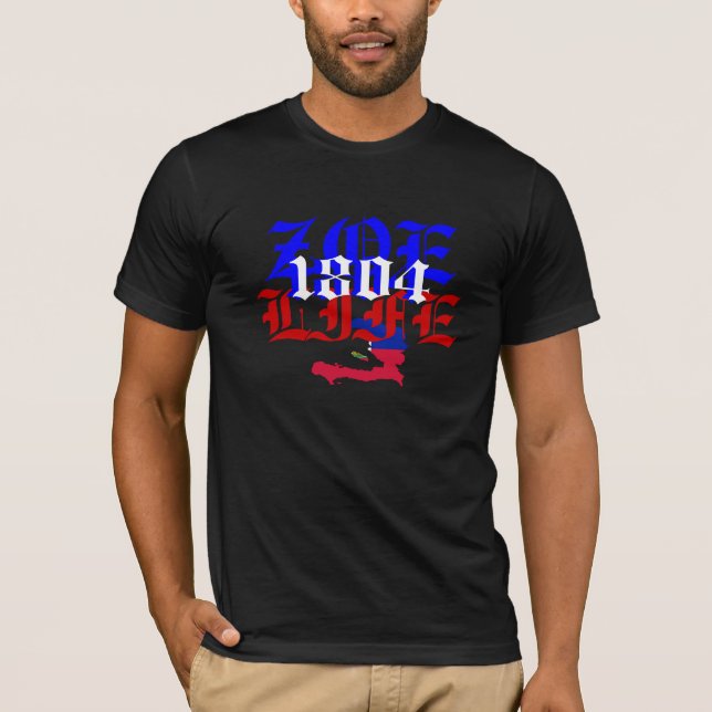 T-shirt images, ZOE, la VIE, 1804 (Devant)
