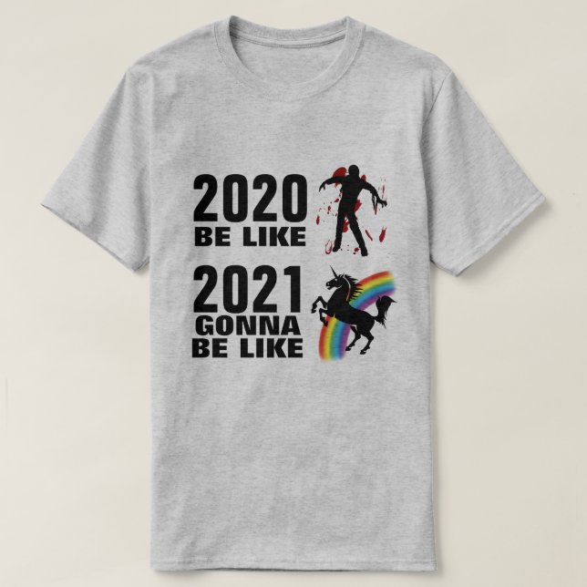 T-shirt imaginaire 2020 Horror 2021 (Design devant)