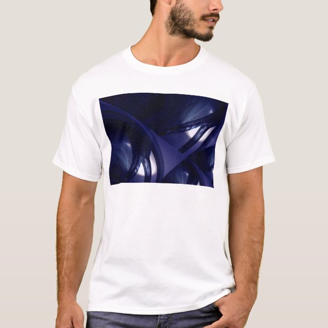 T-shirt Imaginaire Abstrait d'entraînement futuriste Abstr (Devant)