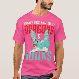 T-shirt Imaginaire Animal Bookworm Bibliothécaire Lecture