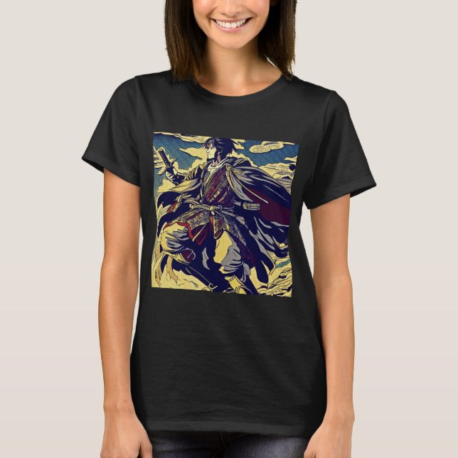 T-shirt Imaginaire Anime Hero 2 - Bois japonais (Devant)