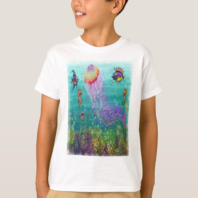 T-shirt Imaginaire aquatique (Devant)