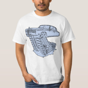 T-shirt Imaginaire bleu Rolls Royce