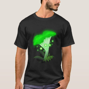 T-shirt Imaginaire Chanterelle Champignon vert brillant