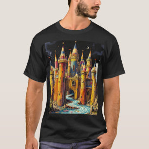 T-shirt Imaginaire Château Cute De Crayons
